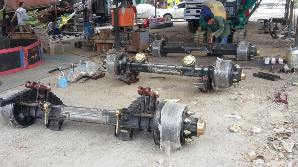 ซ่อมหาง..เพิ่มเพลา..ติดสะพานสปิง