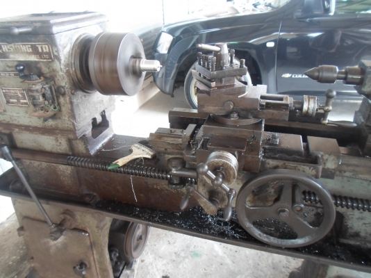 แท่นกลึง 4 ฟุต พร้อมใช้งาน มอเตอร์ไฟบ้านสนใจ ด่วน !!! 38,000