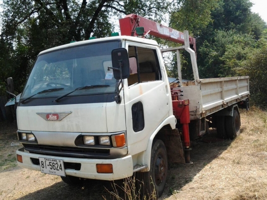 ขาย6ล้อHINO779 ติดเครนTADANO2.9ตันเพลาFยาว5.50เมตร