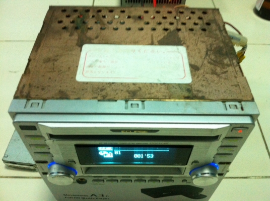 ECLIPSE E5503MT ซิ้งทองแดง MP3 CD ปรีเอ้า3ชุด AUX1 3.5mm. มือ2 ญี่ปุ่น หายาก