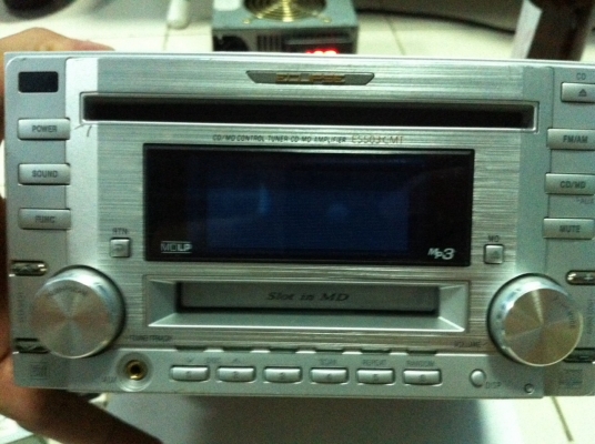 ECLIPSE E5503MT ซิ้งทองแดง MP3 CD ปรีเอ้า3ชุด AUX1 3.5mm. มือ2 ญี่ปุ่น หายาก