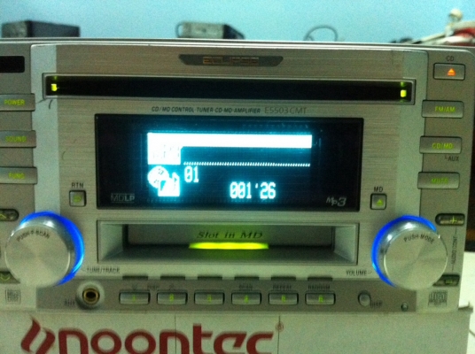 ECLIPSE E5503MT ซิ้งทองแดง MP3 CD ปรีเอ้า3ชุด AUX1 3.5mm. มือ2 ญี่ปุ่น หายาก