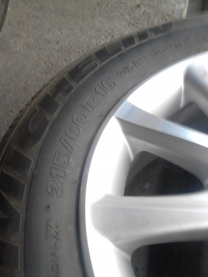 แม๊กขอบ 16  TOYOTA CAMMRY พร้อมยาง MICHELIN ชุด 4 ล้อ TEL.081-427-3941