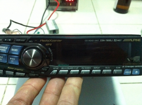 Alpine CDA-7895J 24Bit 4V ไฟฟ้า MP3 CD ปรีเอ้า 3ชุด สภาพสวยมากๆ มือ2 ญี่ปุ่น