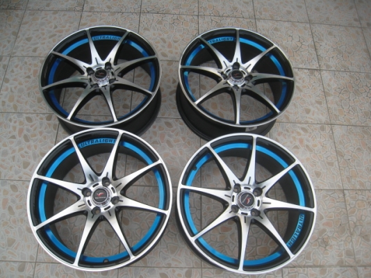 ขายแม็กมือ2 Yachiyoda 17"x7" et40 4รู100 ล้อปาดหน้าเคลือบเงามาใหม่ สีเดิมครับ ขายทั้งชุด 7,900 บาท พร้อมเปลี่ยน ถ่วงครับ พร้อมยางใหม่เริ่มต้น 14,500 บาทครับ สนใจติดต่อเล็กคลองสามครับ 081-3747940