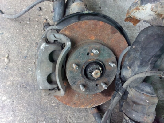 ขายชุดดิสเบรก Nissan Skyline R33 ผ้าเบรกจานเบรกยังหนาๆๆ ยังไม่เคยใช้ในไทย จัดไปยกชุดตามรูปเลย