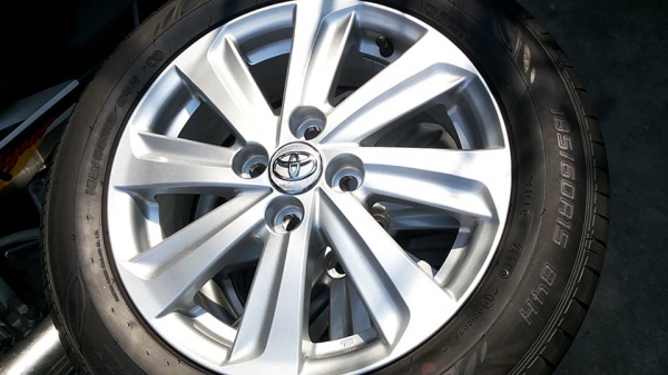 ล้อแม็กซ์ถอดป้ายแดง All New Vios / Yaris ยาง Dunlop Enasave ec300