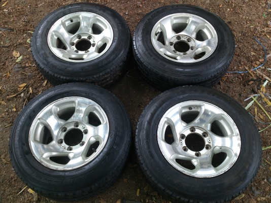 ขายแม็กJRD 6รู ขอบ15  ET 0  7.5นิ้ว พร้อมยาง ชุดละ 3900