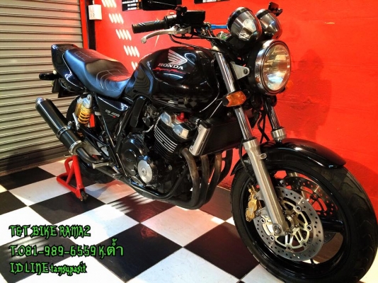 T&amp;T BIKE จัดให้ตามคำขอเพียง 79500 ฿ HONDA CB400 ปี98 VS.S แท้ ทะเบียนโอนนอก เช็คในระบบมีคับภาษีพรบ.58ชุดโอนครบ