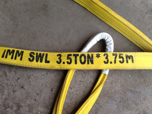 ขายเชือกยกของ J&amp;J รับน้ำหนักได้ 3.5ton ยาว 3.75เมตร ของใหม่มีหลายเส้นครับ