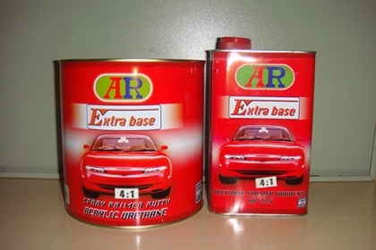 สีรองพื้นรถยนต์ 2k ระบบ4:1 มีสีขาว สีเทาอ่อน สีเหลือง ขนาด 4ลิตร แกลอนชุดละ 750บาท