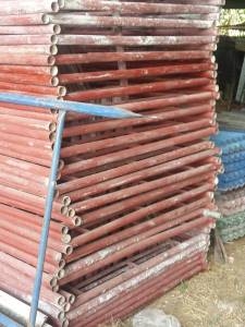 นั่งร้านมือสองเหล็กรุ่นเก่าหนานึบ