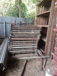 นั่งร้านมือสองเหล็กรุ่นเก่าหนานึบ