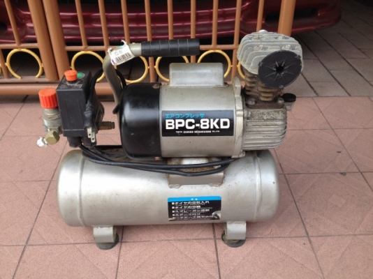 ปั้มลม TOKYO SHINKO SEISAKUSHO งานเเอร์บรัชของเก่าญี่ปุ่นใช้ไฟ100v