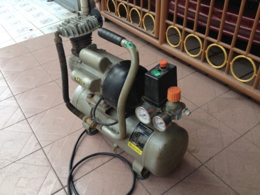 ปั้มลม TOKYO SHINKO SEISAKUSHO งานเเอร์บรัชของเก่าญี่ปุ่นใช้ไฟ100v