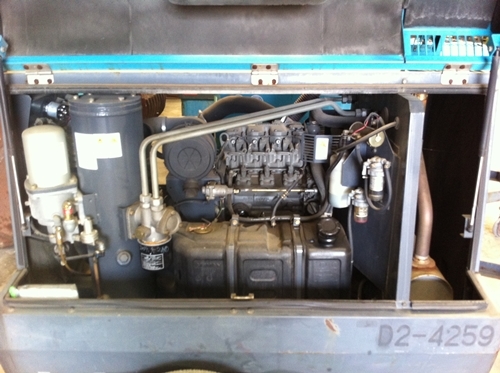 เครื่องปั๊มลม AIRMAN  PDS125S Tel.098-858-5524 สามภพครับ