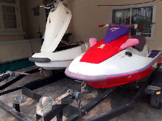 เจ็ทสกี บัทเตอร์ YAMAHA 650-700 สองลำ พร้อมที่ลากนำเข้าจากต่างประเทศ