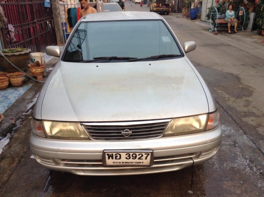 ขายครับ NISSAN SUNNY ปี 98 เครื่องหัวฉีด เกียรออโต้ แกส สีเดิมบางๆ ภายในสวย รถสะอาด เครื่องเกียรดี ช่วงล่างได้ เก็บหน่อยสวยเลยครับ ราคาแค่ 55000. กล์ฟครับบ 085-359-4089 ดูรถสายไหม วงศกรครับ 24 ชม