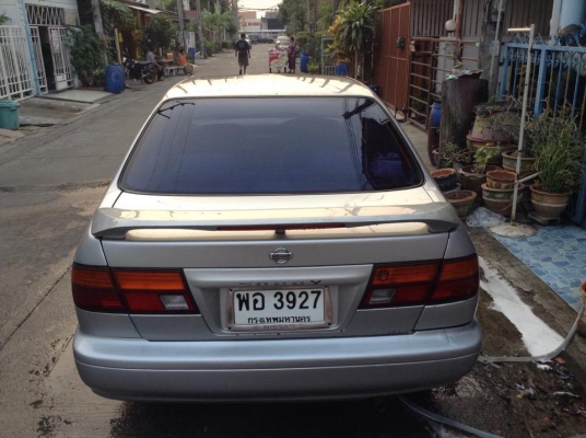 ขายครับ NISSAN SUNNY ปี 98 เครื่องหัวฉีด เกียรออโต้ แกส สีเดิมบางๆ ภายในสวย รถสะอาด เครื่องเกียรดี ช่วงล่างได้ เก็บหน่อยสวยเลยครับ ราคาแค่ 55000. กล์ฟครับบ 085-359-4089 ดูรถสายไหม วงศกรครับ 24 ชม