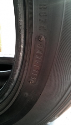 ขายยาง Dunlop LM703 235/55/18 ถอดจาก Lexus rx300