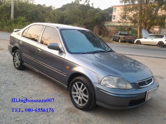 Honda civic ตาโต ตัวท๊อป ดิสเบรค 4 ล้อ รถเดิมๆไม่เคยติดแก๊ส แอร์หนาว มาก่อนได้ก่อนนะครับ