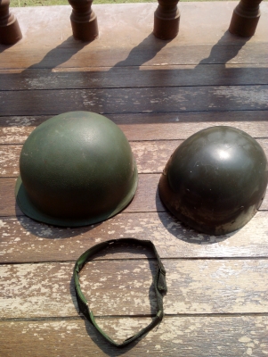 ขายหมวกกันกระสุนทหารเก่า ไม่อยากเก็บ