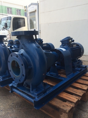 ราคามือ 1 42,000 บาท !! ปั๊มหอยโข่ง Electra รุ่น E100-20 มอเตอร์ 10 แรงม้า ใช้งาน 2 ครั้ง