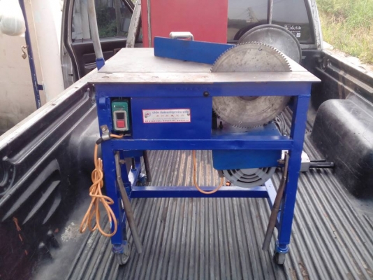 ขายเเท่นตัดอลูมิเนียมสันติ 10 นิ้ว พร้อมใบมือสอง พร้อมใช้ มอเตอร์ มิตรซูบิชิ1HP