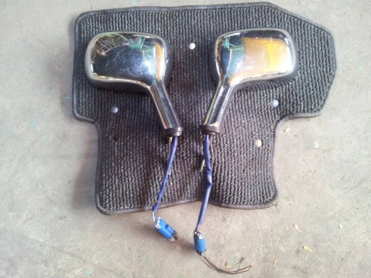 กระจกมองข้างโครเมี่ยม Datsan Japan ปรับไฟฟ้า หายาก