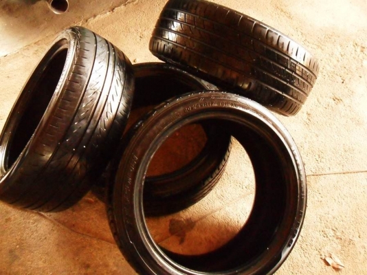 ยางขอบ17 ขนาด 205-45-R17ลงพื้นปลายปี12(4เส้น2,600บ)ดอกหนามาก80\% ยางขอบ17 ขนาด 205-45-R17ลงพื้นปลายปี12(4เส้น2,600บ)ดอกหนามาก80\%