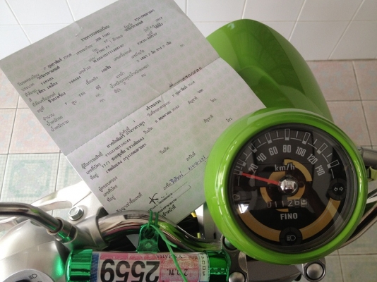 Fino Fi ลายCookie Run Limited วิ่ง1000 รถจดทะเบียน ก.พ.58 (ของแถม 1 รายการ)