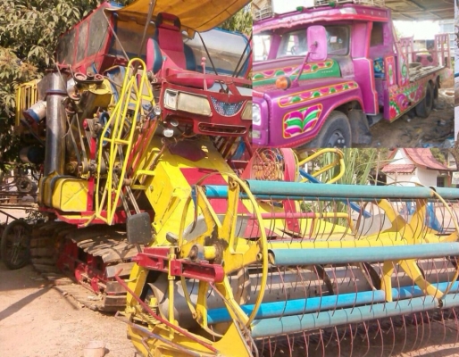 ขายด่วน รถเกี่ยว+เทรลเลอร์หัวยาว รถเกี่ยวข้าวเกษตรพัฒนา ไอ้หนุ่มไวไฟ ขายคู่กันกับรถหัวยาวเทรลเลอร์หางพับไฮดรอลิกส์ เครื่องยนต์ 175 แรง 6BG1 สภาพดีสวยทั้งคู่พร้อมใช้งานได้เลยครับ รถเกี่ยวเครื่อง 210 HP 6HH1 ปั๊มไดกิ้น 22 ช่วงล่าง 10HT  รถเทรลเลอร์เอกสารเล่