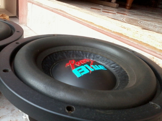 ขายดอกซับ10นิ้วเพาเวอร์บลูวอย์คู่โคลงหล่อ