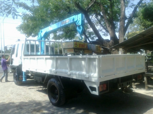 ขาย HINO 6 ล้อ ยางใหญ่ พร้อมเครน TADANO 3T (3 ปลอก 2ชัก) กระบะเหล็กสามมิตรเปิดข้างได้ยาว 4.7 เมตร เครื่อง EH พวงมาลัย POWER คลัซซี่สวยมาก ยางดีพร้อมใช้ ราคา 690,000