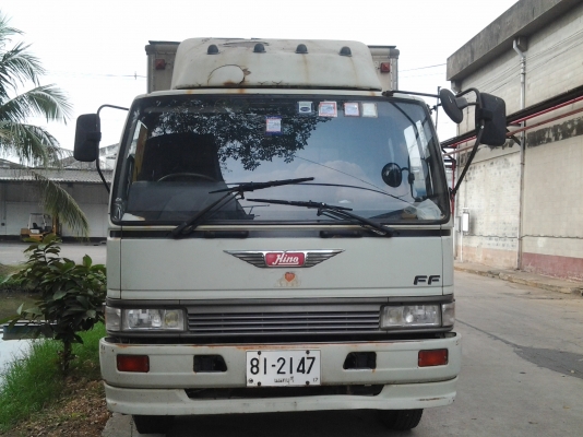 HINO FF 195 HP HO7D รถตู้แห้ง 3 บานยาว 7.20 เมตร เครื่องดี ภายในเก๋งครบ