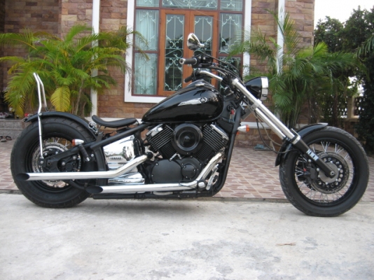 เสร็จแล้วครับ DRAG STAR1100 Y 07 ประกอบใหม่แต่งยุ่นแนว ๆ