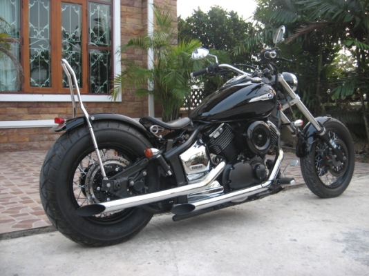 เสร็จแล้วครับ DRAG STAR1100 Y 07 ประกอบใหม่แต่งยุ่นแนว ๆ เสร็จแล้วครับ DRAG STAR1100 Y 07 ประกอบใหม่แต่งยุ่นแนว ๆ
