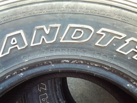 ขายยางมือ 2 DUNLOP GRANDTREK AT3 ขนาด31*10.5*15 ขายยางมือ 2 DUNLOP GRANDTREK AT3 ขนาด31*10.5*15