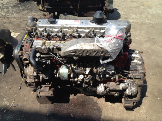 ขายเครื่อ HINO HO7D 195 แรง พร้อมใบคุม 130,000