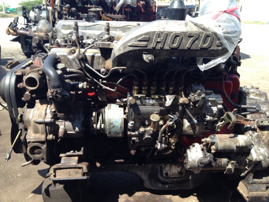 ขายเครื่อ HINO HO7D 195 แรง พร้อมใบคุม 130,000