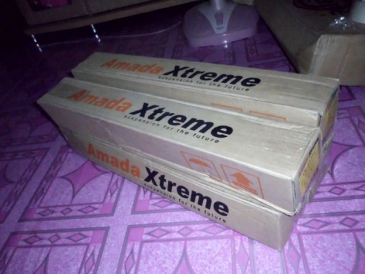 ขายโช้ค Amada x treme คอมฟอร์ทราคาถูก  ของใหม่รับประกัน 1ปี ของแท้ครับ