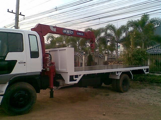 ขายรถ6ล้อฮีโน่FFช่วงยาว 7.20 เมตร ติดเครนยูนิค 360 วีเทอร์โบ รถสวย พร้อมใช้
