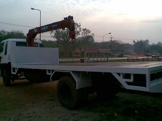 ขายรถ6ล้อฮีโน่FFช่วงยาว 7.20 เมตร ติดเครนยูนิค 360 วีเทอร์โบ รถสวย พร้อมใช้