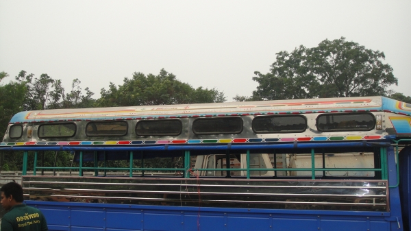 หลังคาโดยสารแสตนเลส ISUZU NPR ยาว5เมตร เบาะนั่งครบชุด