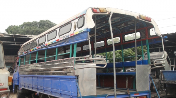 หลังคาโดยสารแสตนเลส ISUZU NPR ยาว5เมตร เบาะนั่งครบชุด