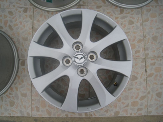 ขายล้อแม็ก Mazda 2 15"x6" 4รู100 et 45 (081-3747940)