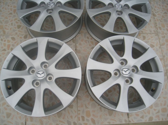 ขายล้อแม็ก Mazda 2 15"x6" 4รู100 et 45 (081-3747940)