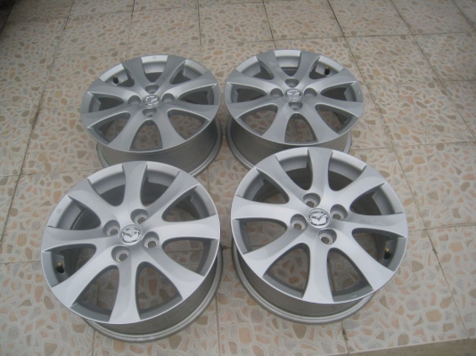 ขายล้อแม็ก Mazda 2 15"x6" 4รู100 et 45 (081-3747940)