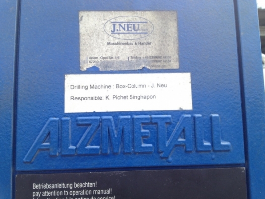 ขายเครื่องเจาะ ออโต้ พร้อมราง ทำงานไว ดี ใช้งานได้ปกติ จากเยอรมัน...