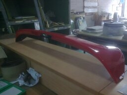 ขายสปอยเลอร์หลัง ฟอร์ด เฟียสต้า สีแดงติดรถ 2000